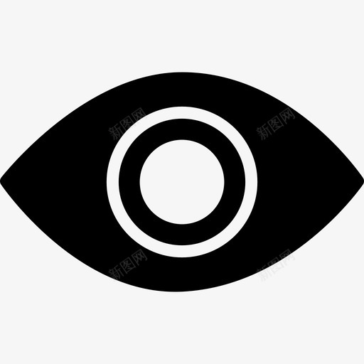 睁开眼睛医疗ios7黑色2图标svg_新图网 https://ixintu.com ios7黑色2 医疗 睁开眼睛