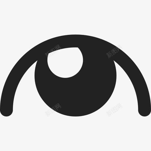 瞳孔有光泽的眼睛医学位置图标svg_新图网 https://ixintu.com 位置 医学 瞳孔有光泽的眼睛