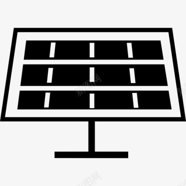 正面太阳能电池板技术ios7组件填充2图标图标