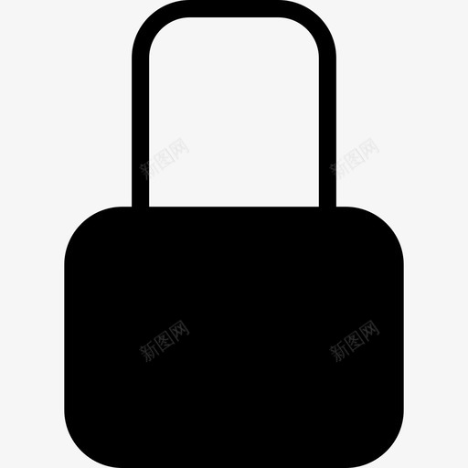 锁定圆形挂锁安全ios7黑色2图标svg_新图网 https://ixintu.com ios7黑色2 安全 锁定圆形挂锁