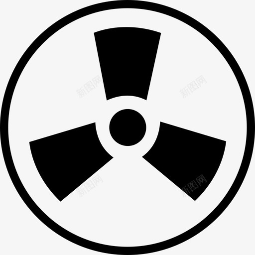 放射性符号标志ios7填充2图标svg_新图网 https://ixintu.com ios7填充2 放射性符号 标志