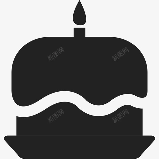 两层生日蛋糕有蜡烛食物食物图标svg_新图网 https://ixintu.com 两层生日蛋糕 有蜡烛 食物 食物图标