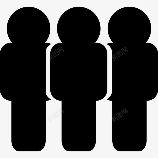 网络用户组人员ios7高级填充图标svg_新图网 https://ixintu.com ios7高级填充 人员 网络用户组