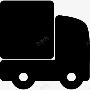 送货卡车运输ios7优质填充图标图标