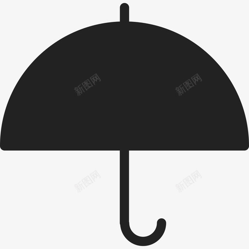 打开雨伞天气预报损失7黑色图标svg_新图网 https://ixintu.com 天气预报 打开雨伞 损失7黑色
