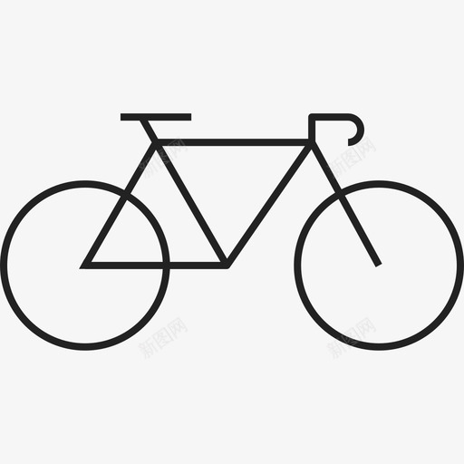 竞赛自行车交通工具ios7lite2图标svg_新图网 https://ixintu.com ios7 lite 2 交通工具 竞赛自行车