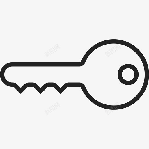 门白色钥匙ios7lite2图标svg_新图网 https://ixintu.com ios7 lite 2 门白色钥匙