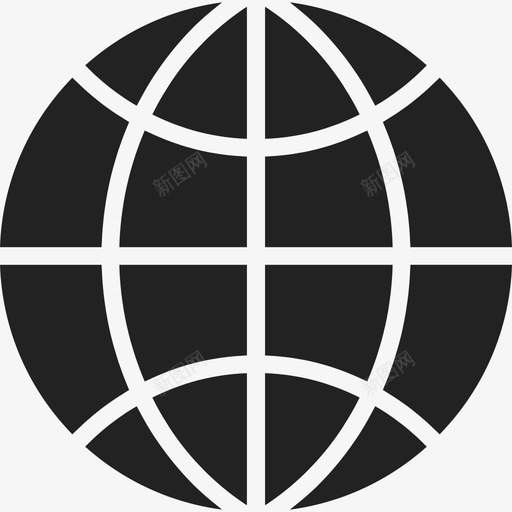 圆形网格形状ios7黑色图标svg_新图网 https://ixintu.com ios7黑色 圆形网格 形状