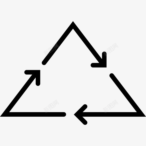 三个三角形箭头箭头箭头包图标svg_新图网 https://ixintu.com 三个三角形箭头 箭头 箭头包