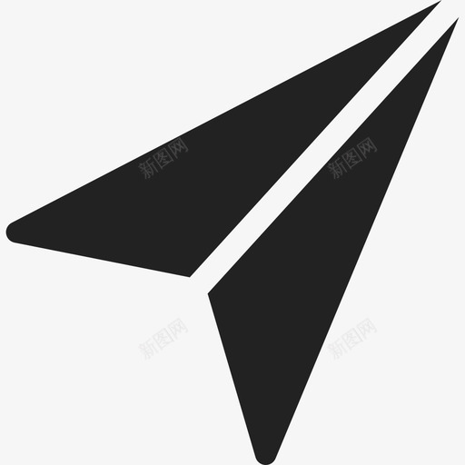小型纸飞机艺术ios7高级填充2图标svg_新图网 https://ixintu.com ios7高级填充2 小型纸飞机 艺术