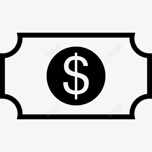 美元标签商业现金包2图标svg_新图网 https://ixintu.com 商业 现金包2 美元标签