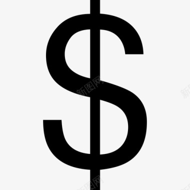 美元符号商业货币图标图标