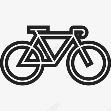 道路自行车运输ios7litefill2图标图标