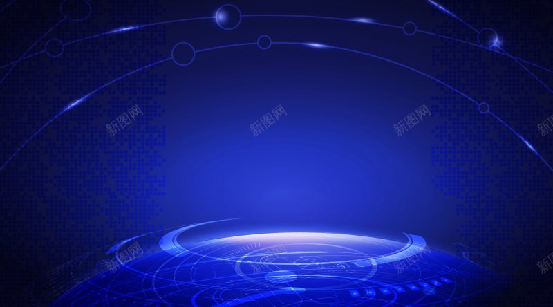 蓝色科技图jpg设计背景_新图网 https://ixintu.com 图 蓝色科技