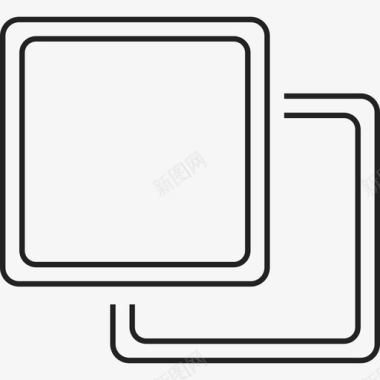 方块形状ios7套装2图标图标