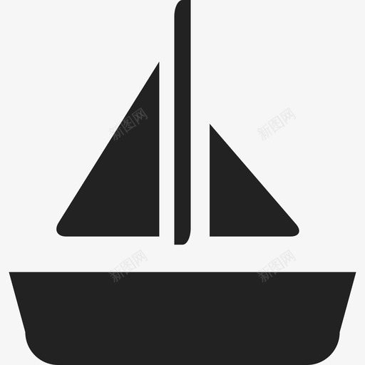有帆船运输通用02图标svg_新图网 https://ixintu.com 有帆船 运输 通用02