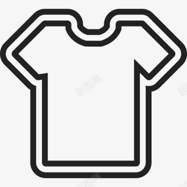 短袖T恤时尚ios7高级填充2图标图标