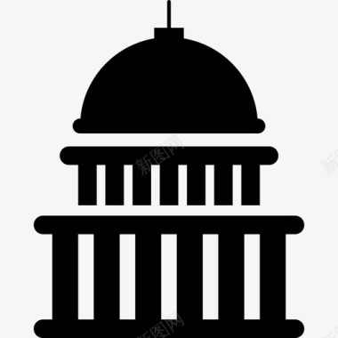 国会大厦纪念碑facebook包图标图标