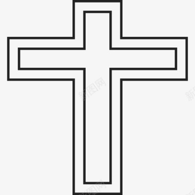十字架标志牌ios7套装2图标图标