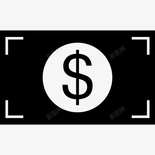 美元钞票商业现金包2图标svg_新图网 https://ixintu.com 商业 现金包2 美元钞票