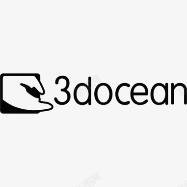 3docean社交媒体网站徽标图标图标