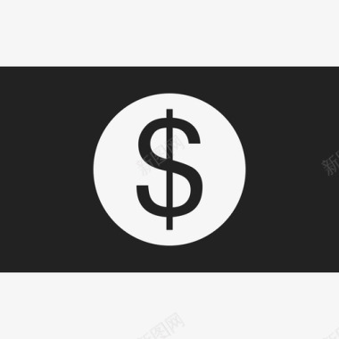 美元货币现金商业货币图标图标