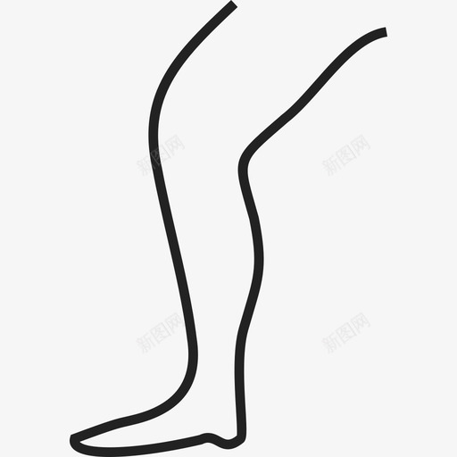 腿形状ios7套装衬里2图标svg_新图网 https://ixintu.com ios7套装衬里2 形状 腿