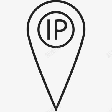 IP定位器技术ios7套装2图标图标