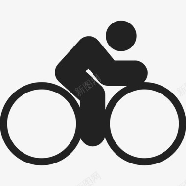 骑自行车的人运动丢了7个高级填充物2图标图标