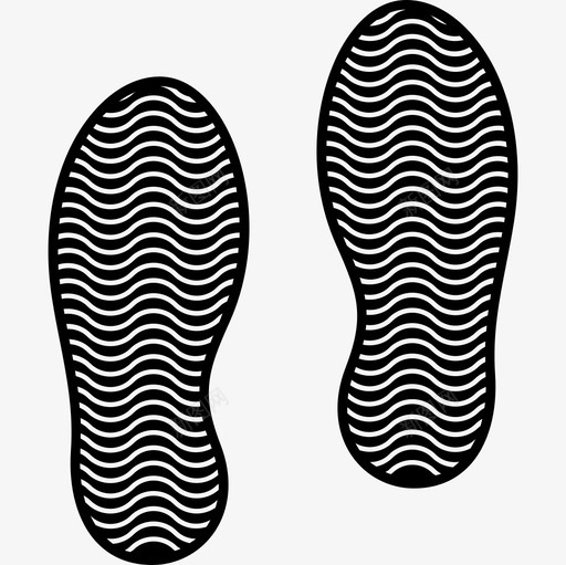 鞋印形状脚印图标svg_新图网 https://ixintu.com 卡通鞋印 形状 脚印 鞋印