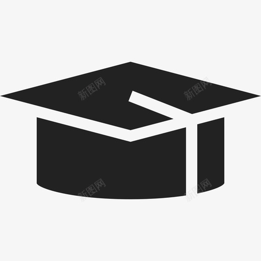 毕业Mortarboard教育ios7高级填充2图标svg_新图网 https://ixintu.com ios7高级填充2 教育 毕业Mortarboard