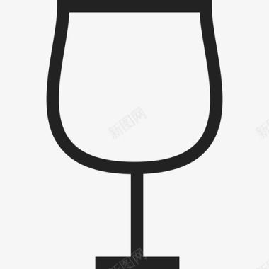酒杯形状ios7内衬2图标图标