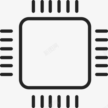 计算机微芯片计算机ios7套装2图标图标