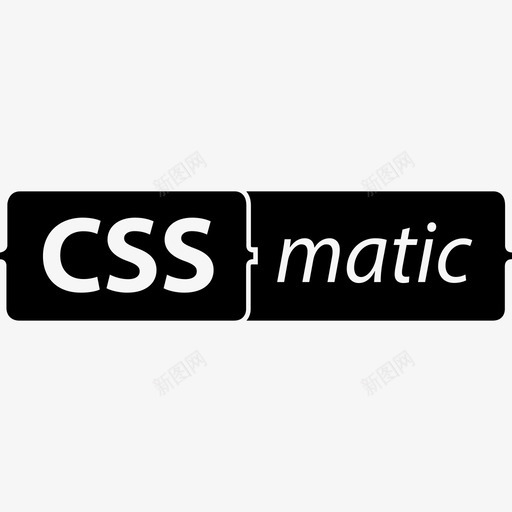 CSSmaticweb网站徽标图标svg_新图网 https://ixintu.com CSSmatic web 网站徽标