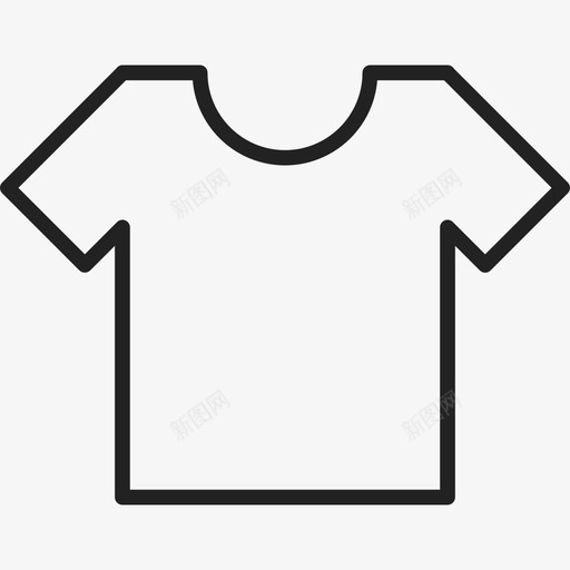 白色短袖T恤时尚ios7lite2图标svg_新图网 https://ixintu.com ios7 lite 2 时尚 白色短袖T恤