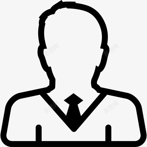 商人人用户集图标svg_新图网 https://ixintu.com 人 商人 用户集