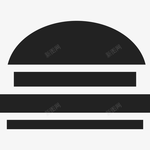 矩形汉堡包食品ios7高级填充2图标svg_新图网 https://ixintu.com ios7高级填充2 矩形汉堡包 食品