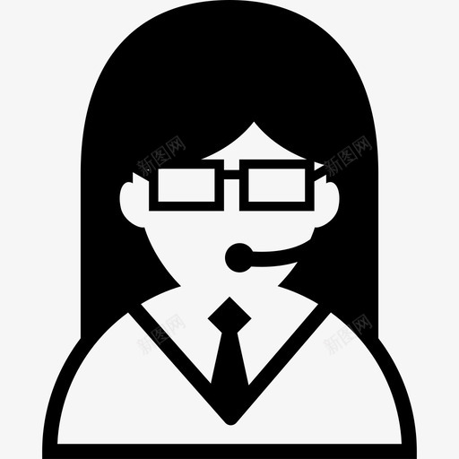 女人人用户集图标svg_新图网 https://ixintu.com 人 女人 用户集