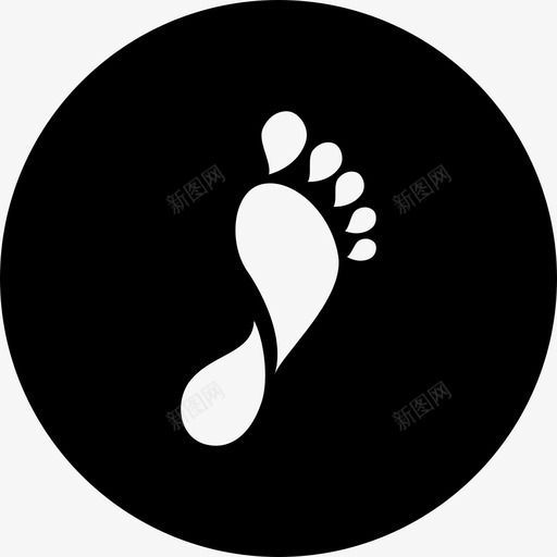 人的脚人脚印图标svg_新图网 https://ixintu.com 人 人的脚 脚印