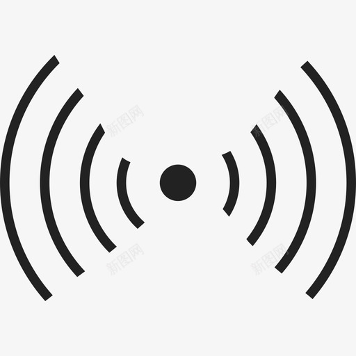 无线信号接口ios7设置行2图标svg_新图网 https://ixintu.com ios7设置行2 接口 无线信号