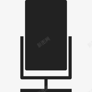 电容话筒技术ios7黑色图标图标