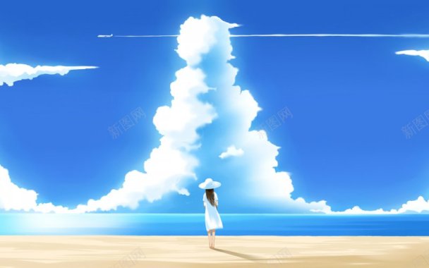 matoocom385天空白云蓝天白云合成场景天空背景