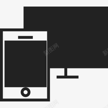 移动电话和电视屏幕技术ios7高级填充2图标图标