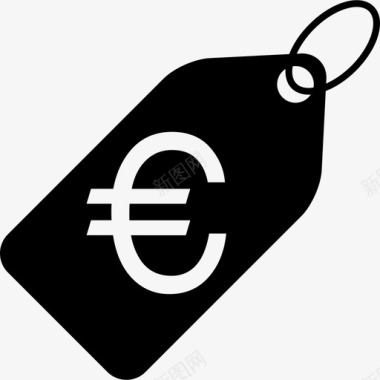 欧元标价商业现金包2图标图标