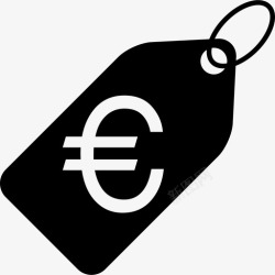 2欧元欧元标价商业现金包2图标高清图片