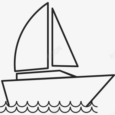 帆船运输ios7集合2图标图标