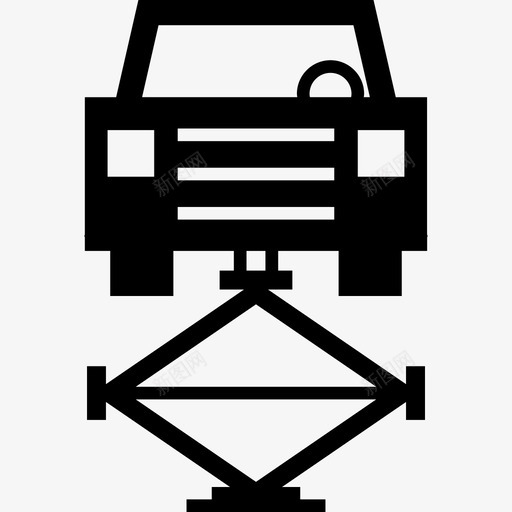 电梯交通工具机械上的汽车图标svg_新图网 https://ixintu.com 交通工具 机械上的汽车 电梯