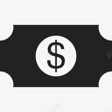 美元贴纸商业现金包2图标图标