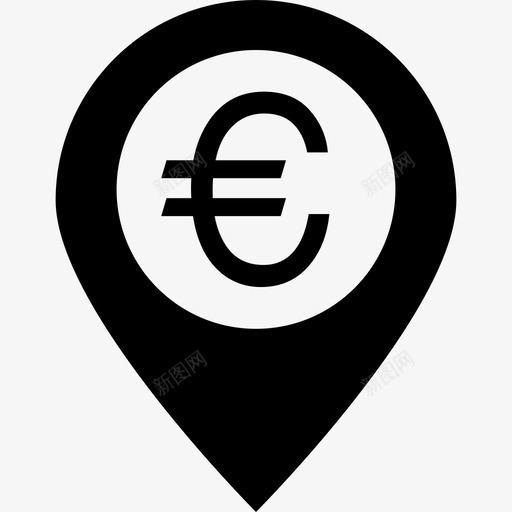 带欧元符号的占位符界面货币图标svg_新图网 https://ixintu.com 带欧元符号的占位符 界面 货币