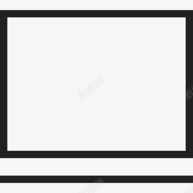 矩形电视屏幕接口ios7高级填充2图标图标